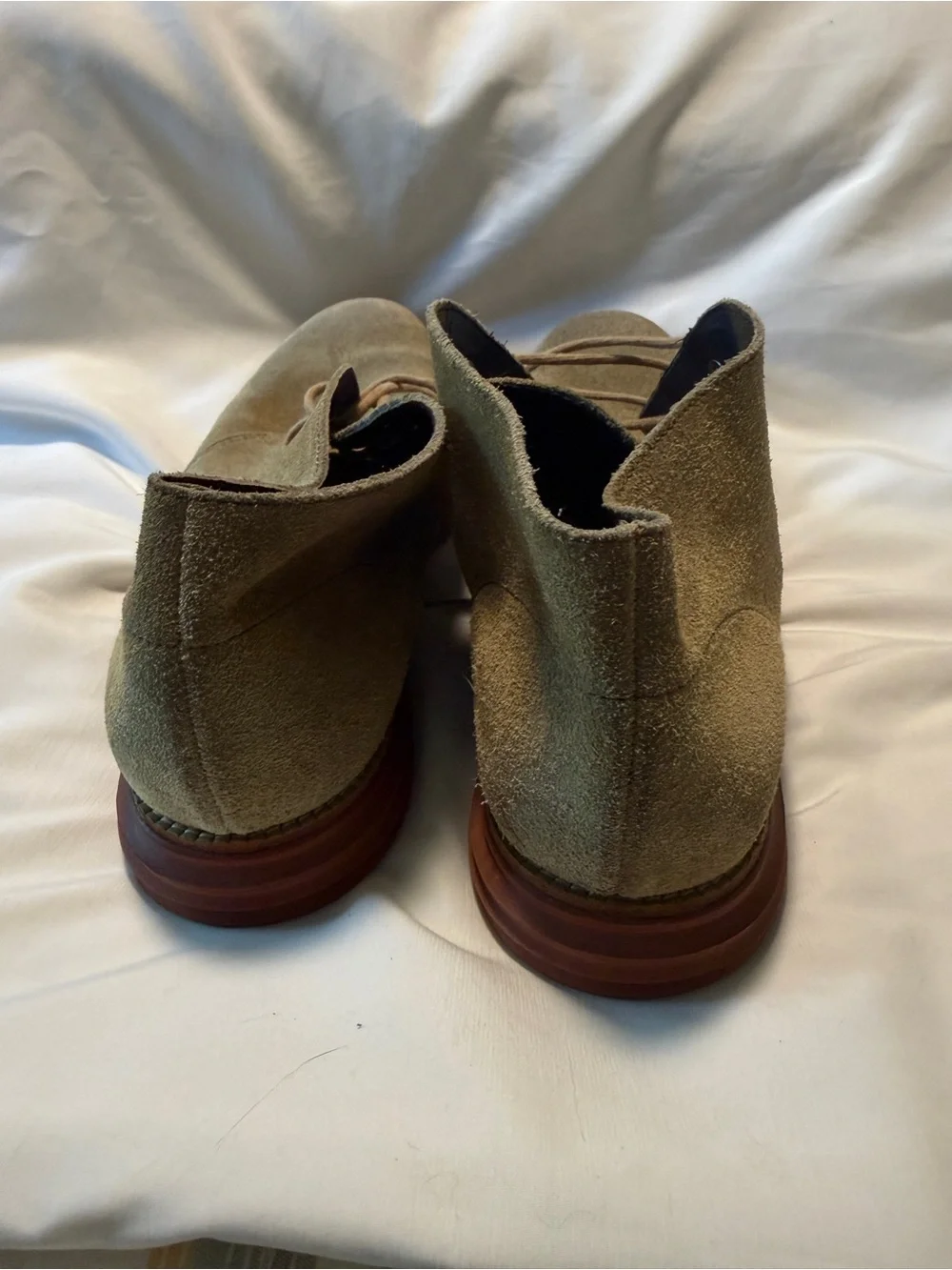 Cole Haan LunarGrand Suede Chukka Boots Tan Men’s Size 11
